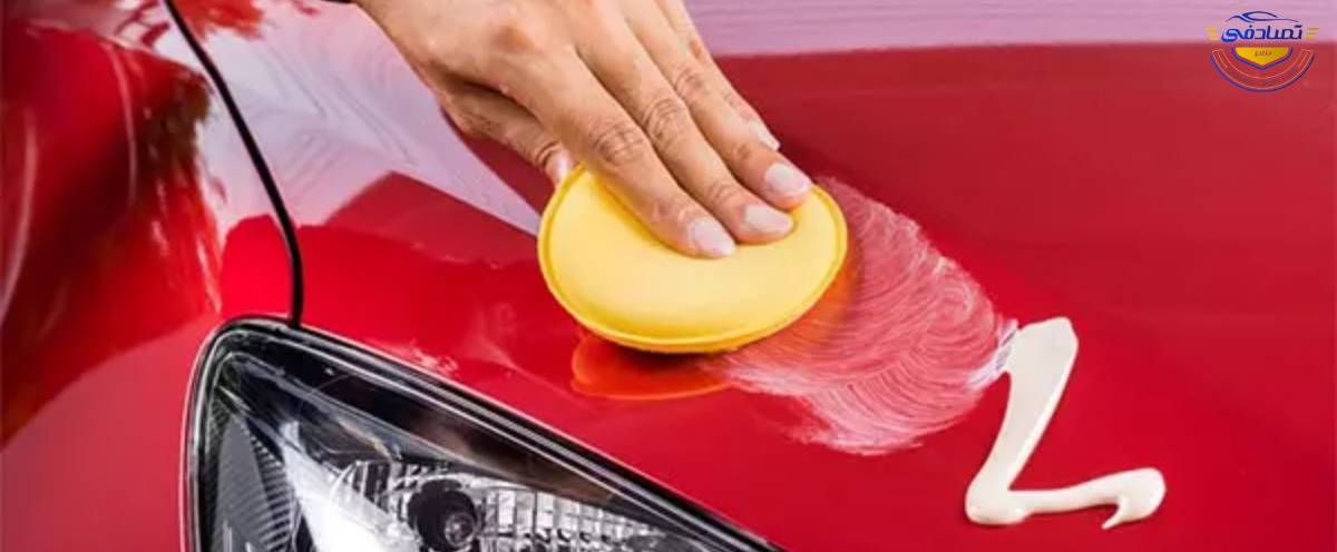 رفع آفتاب سوختگی ماشین با خمیر کلی یا کرم مخصوص